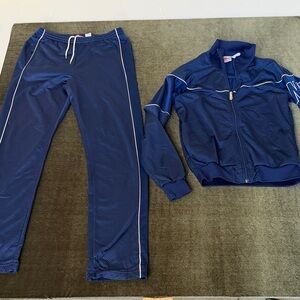 VNTG Nike Athletic mesh jacket & pant set